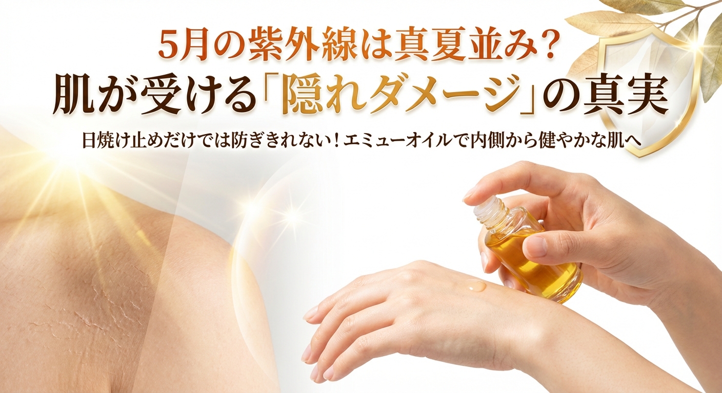 5月の紫外線は真夏並み？肌が受ける「隠れダメージ」の真実 | 東京農大